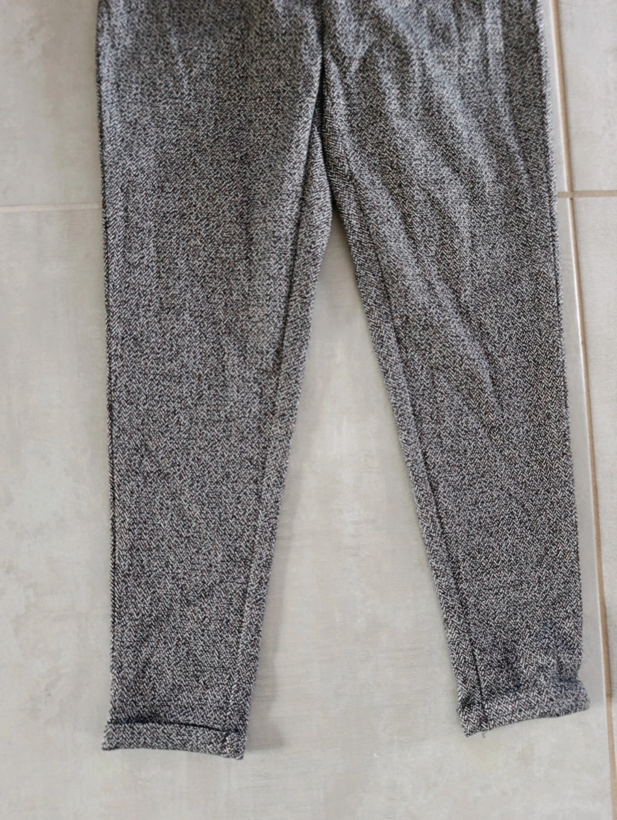 Calça skinny Nutmeg cinza mescla feminina T. M/38 – Nova com etiqueta – photo 4